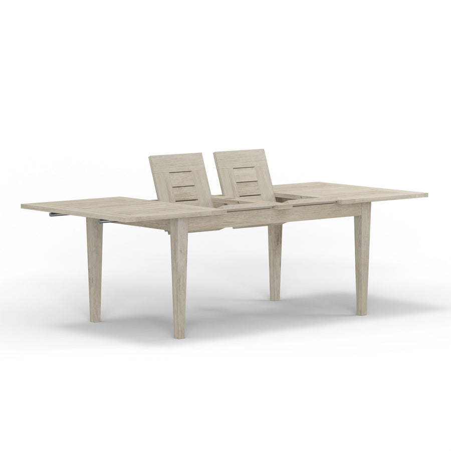 Gray Teak Patio Dining Set