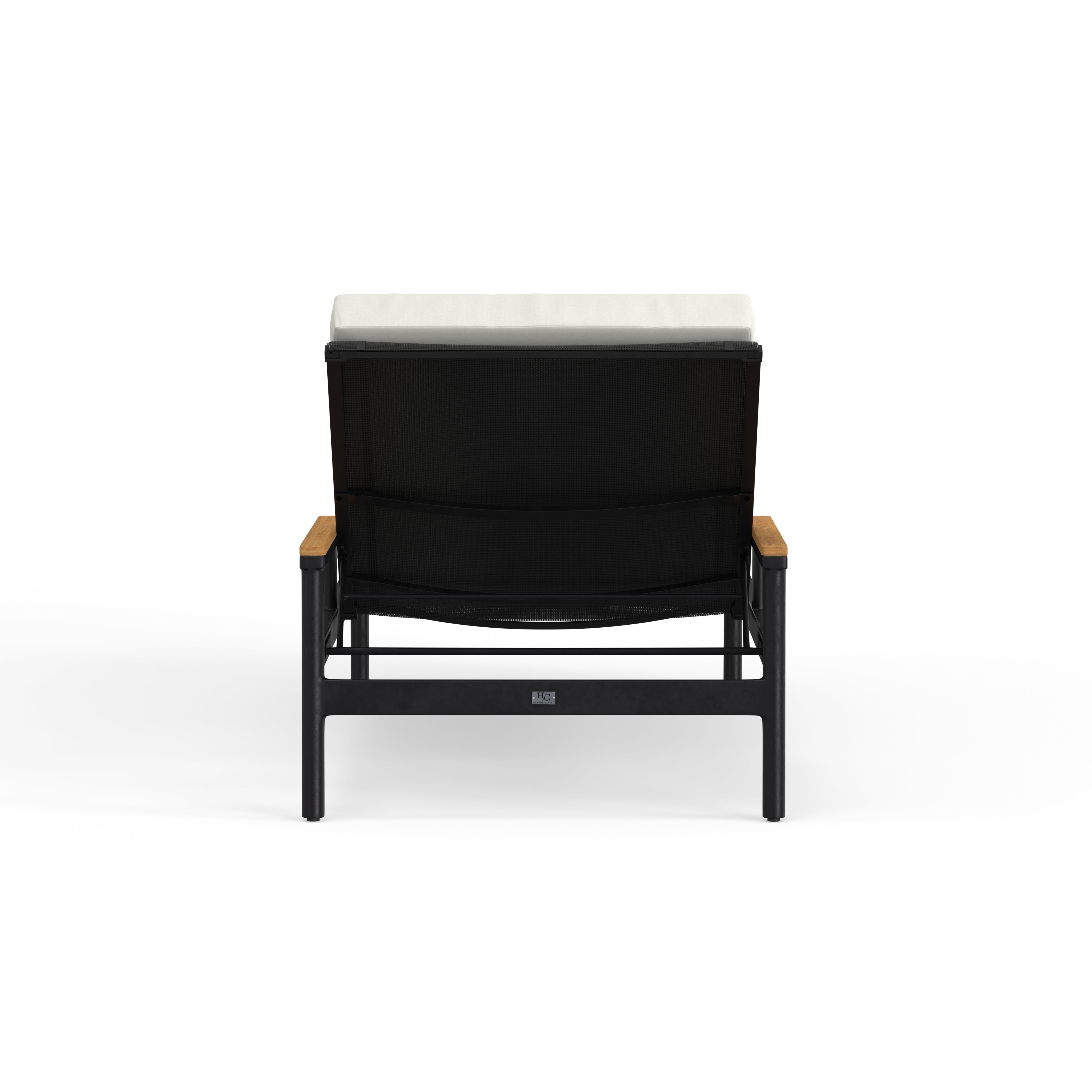 Best Outdoor Black Aluminum Chaise Lounge