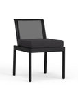 Luxury Outdoor Dining Chair In Black