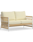 Patio White Loveseat