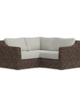 Brown Wicker Modular Sofa