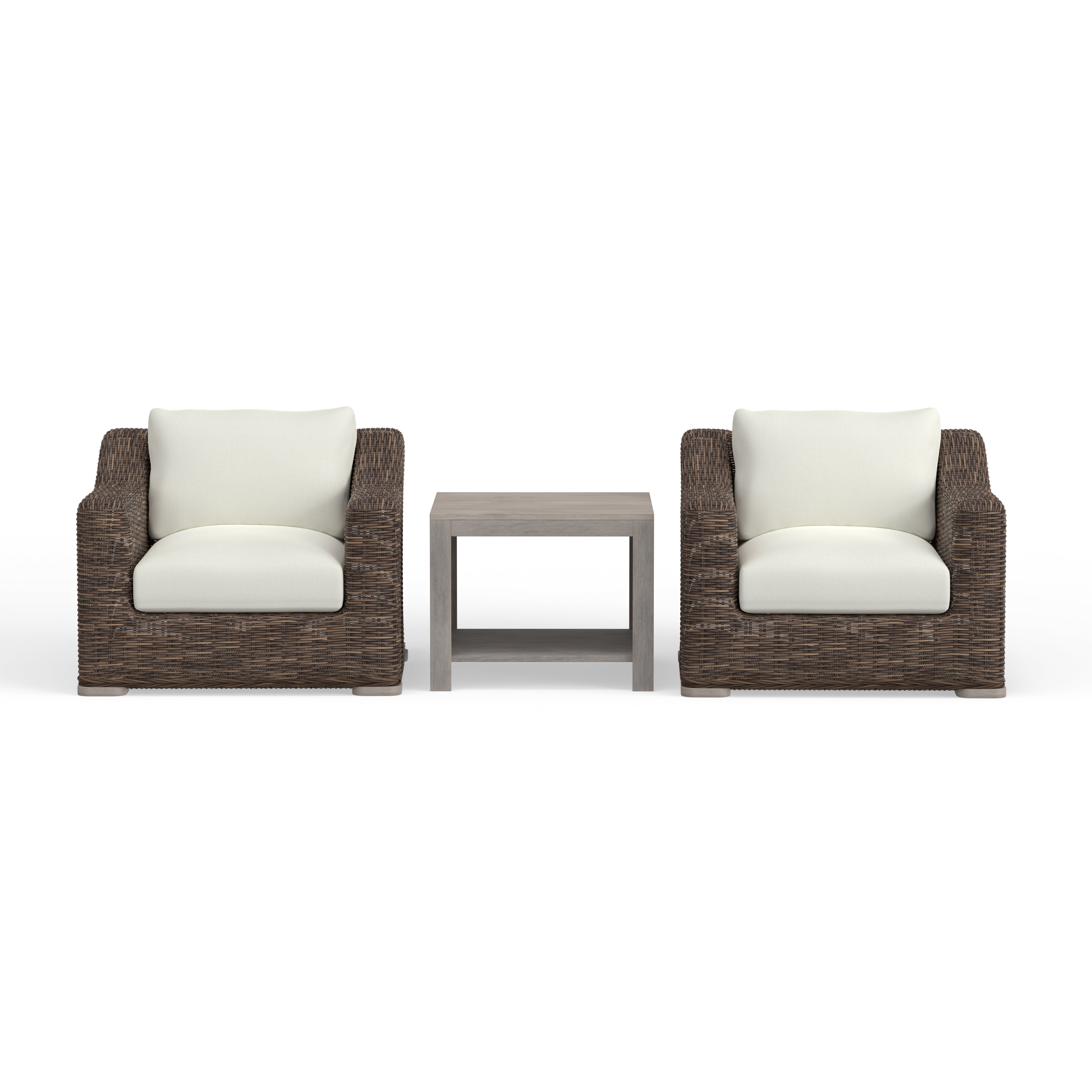 Best Quality Luxury Wicker Club Chair Set For Two