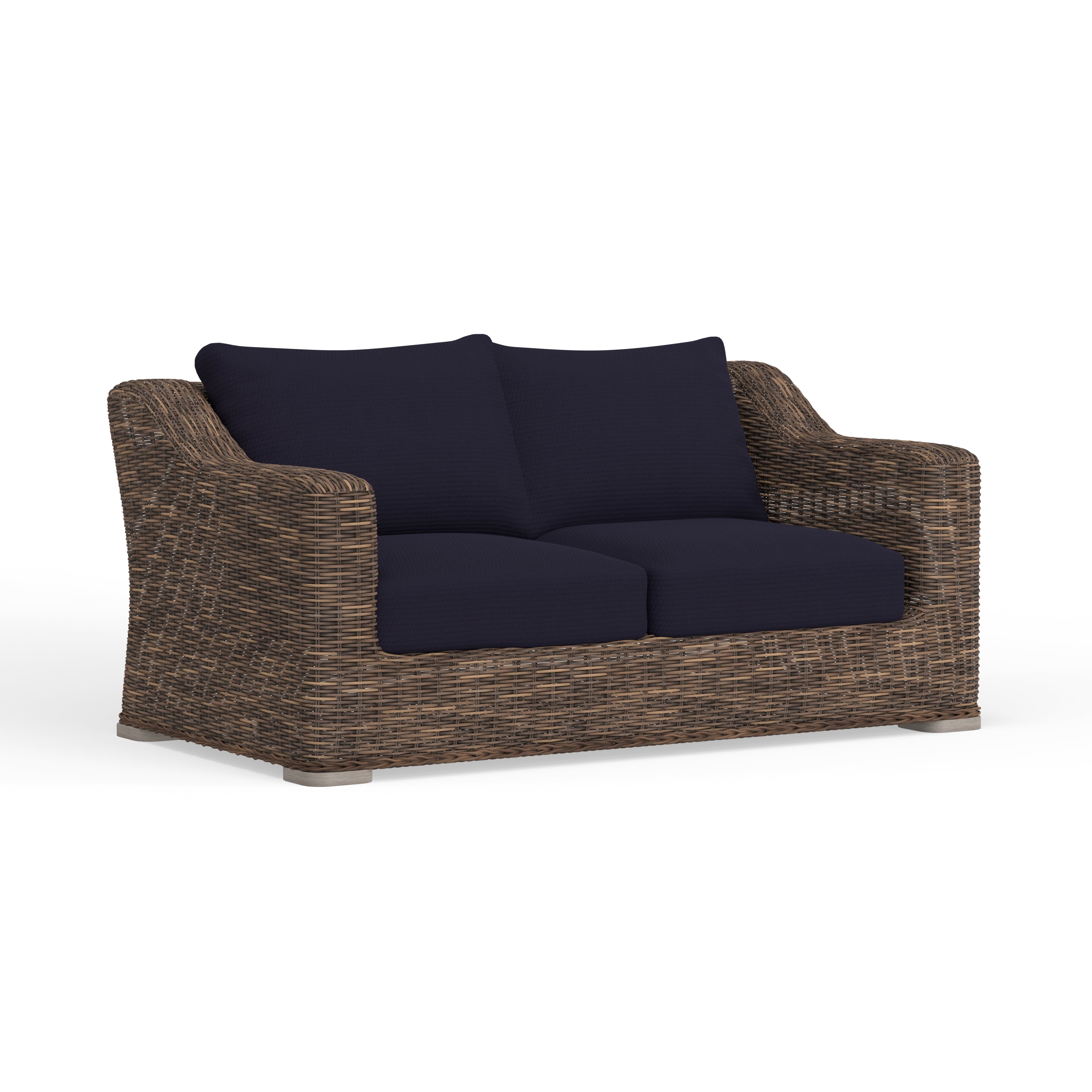 Sunbrella Cushions On The Best Looking Outdoor Wicker Seating Set