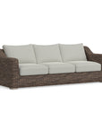 Best Quality brown Wicker Sofa With Comfy Cushion