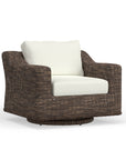 Newport Harbor Outdoor Swivel Club Chair - Wicker Swivel Club Chair