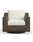 Newport Harbor Outdoor Swivel Club Chair - Patio Furniture Wicker