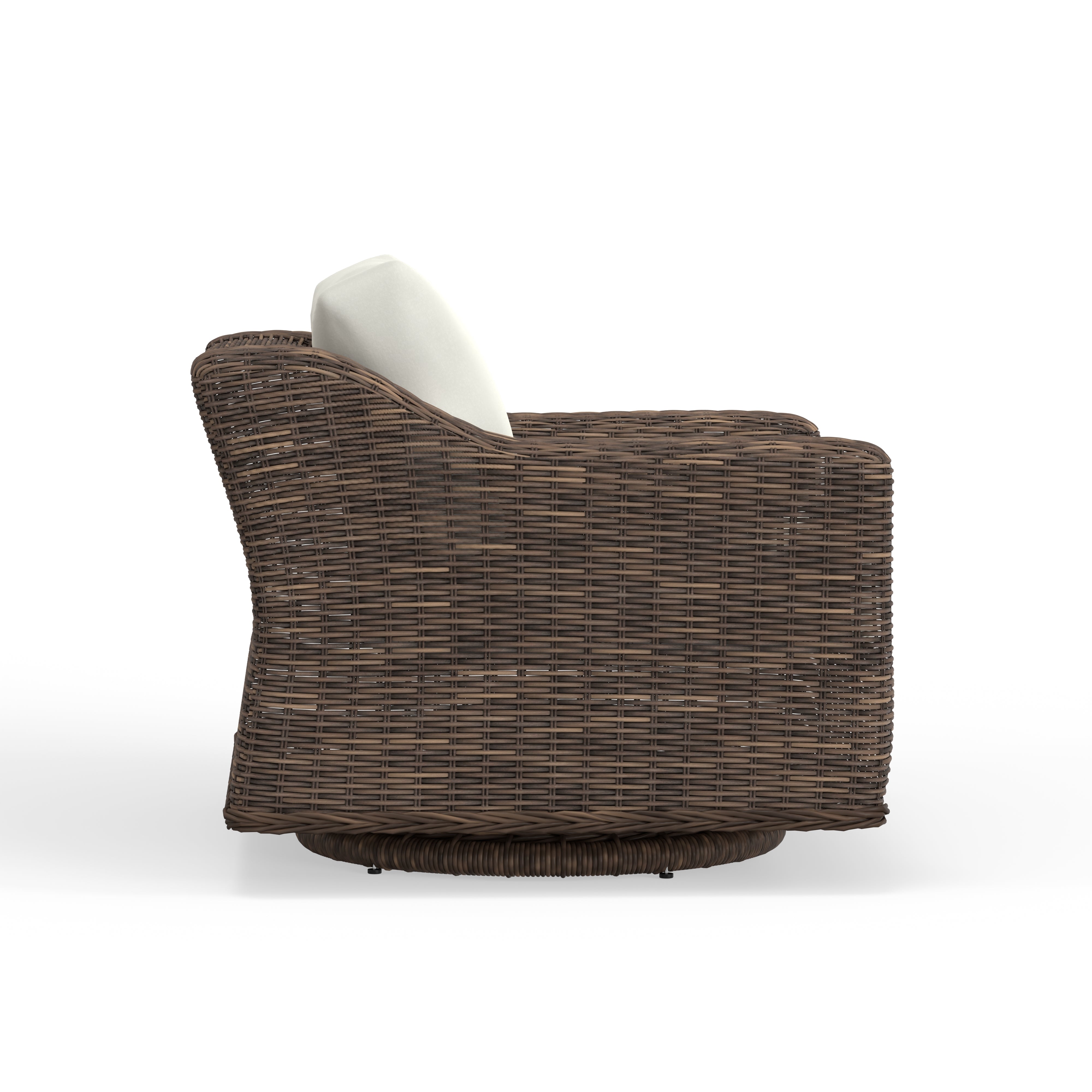 Best Wicker Swivel Club Chair - Harbor Classic