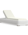 Nicest White Wicker Chaise Lounger