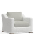 Modern And Comfortable Outdoor Wicker Set In White And Brown