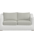 Most Comfortable White Wicker Loveseat