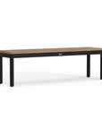 Black Aluminum Bench 