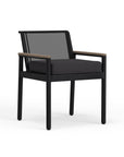 Modern Outdoor Black Dining Chairs - Harbor Classic
