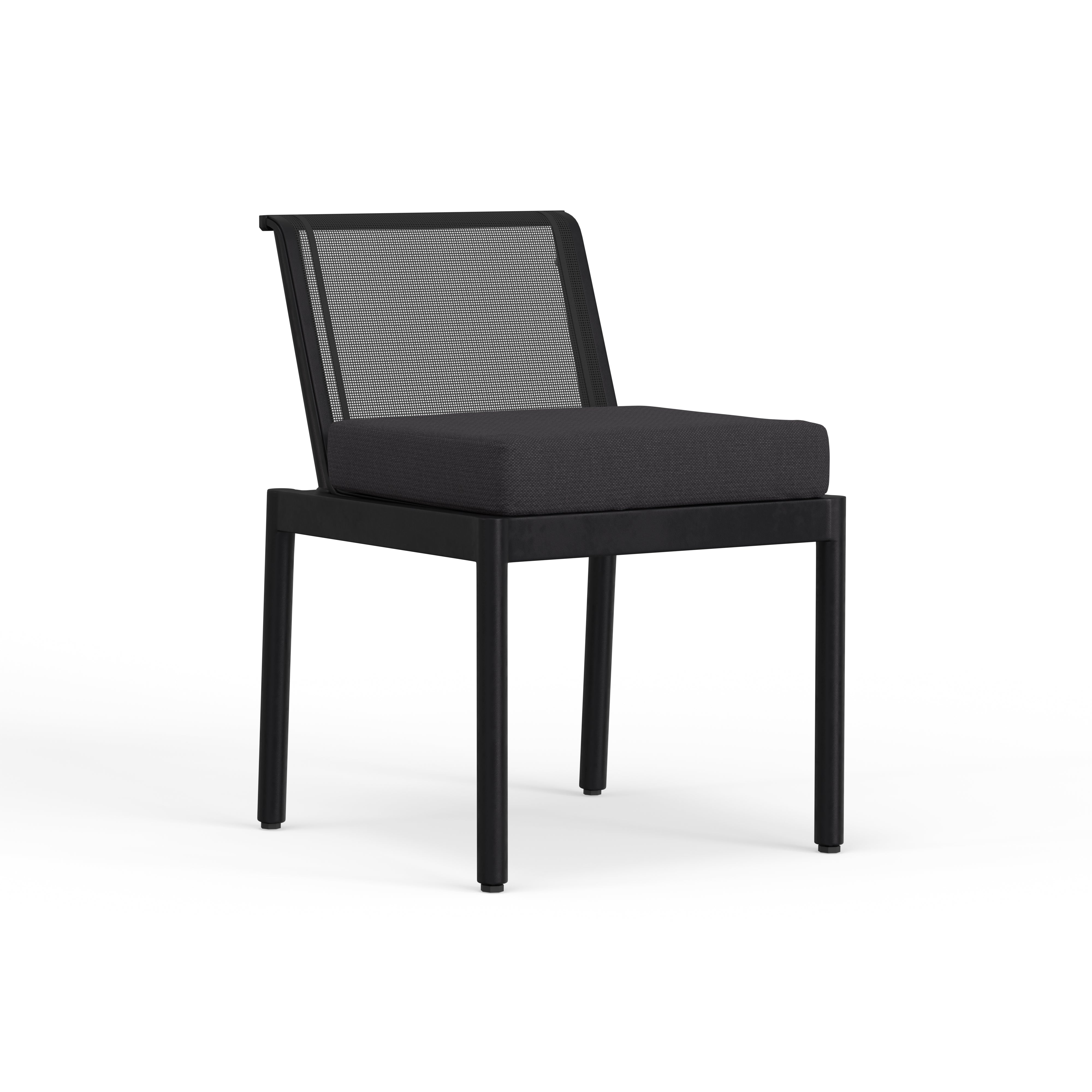 Modern Powder Coated Aluminum Outdoor Furniture Perfect Side Dining Chair