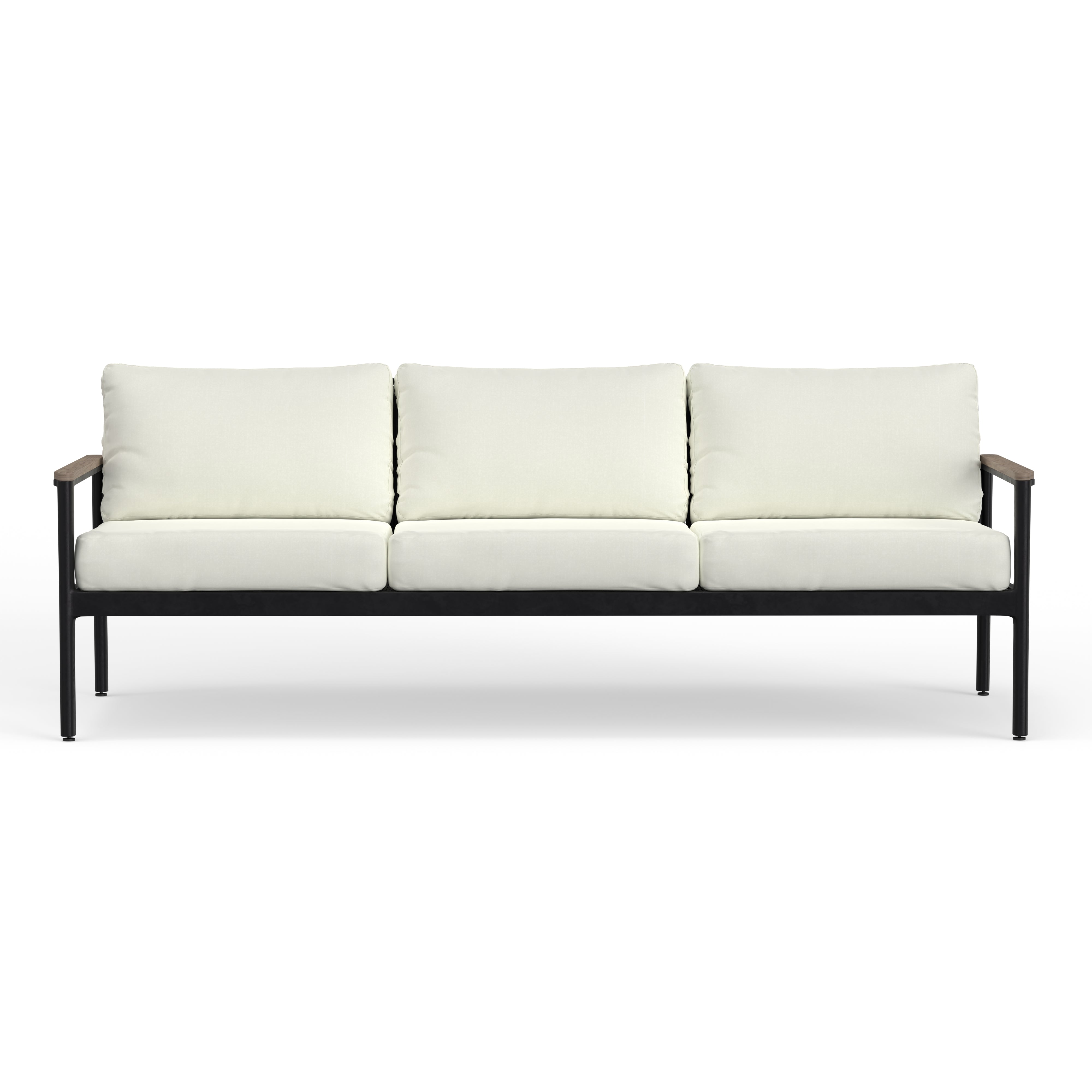 Modern Black Outdoor Sofa
