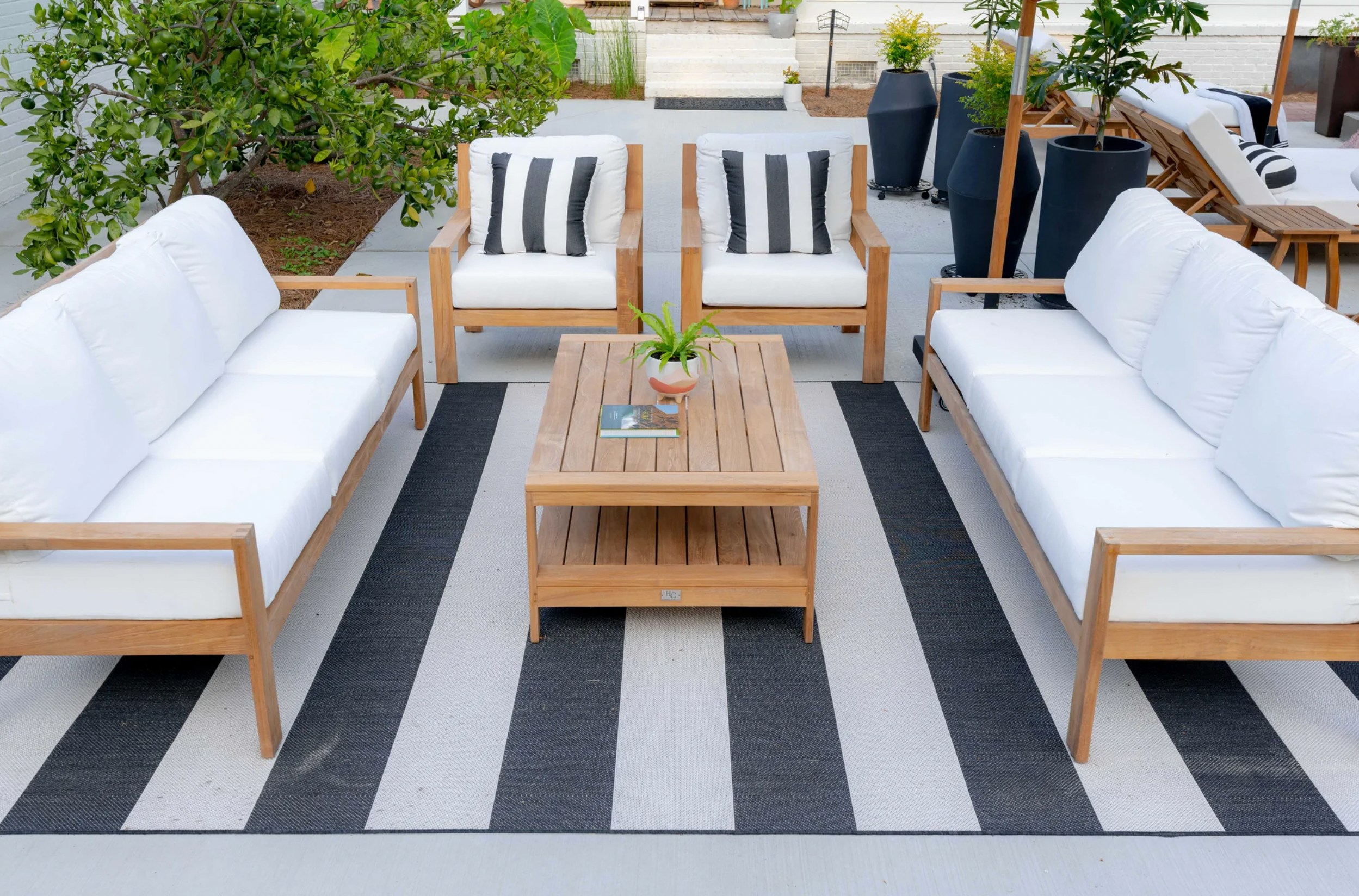 Charleston 5 Piece Lounge Set HC Luxury Outdoor