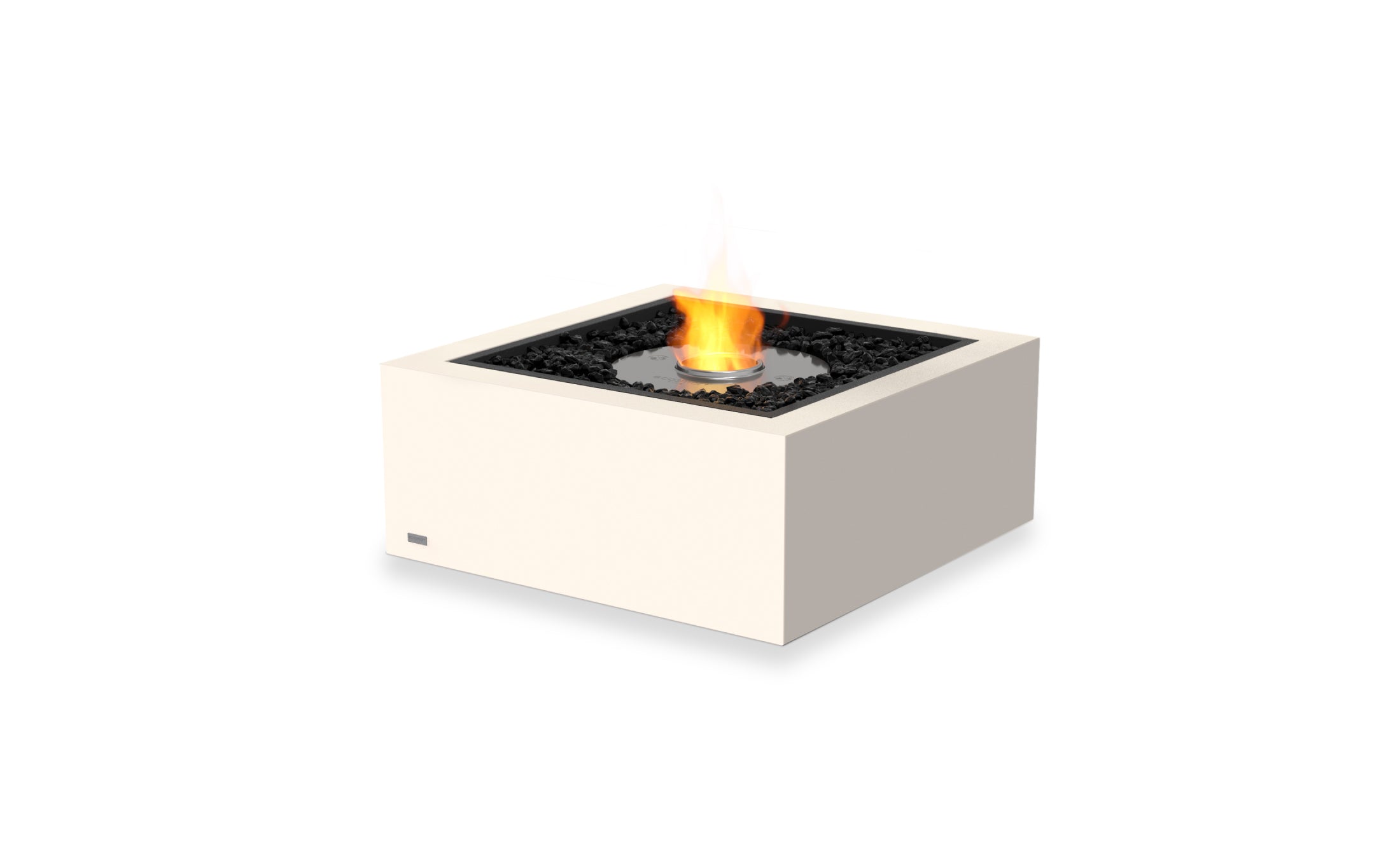 Outdoor White Fire Table
