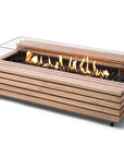 Luxury Teak Fire Pit Table