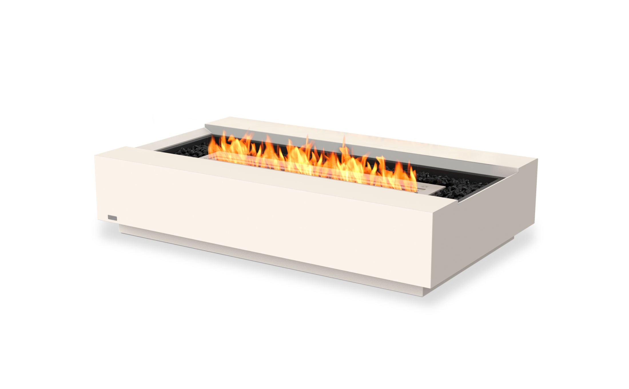 Modern White Outdoor Fire Pit Table