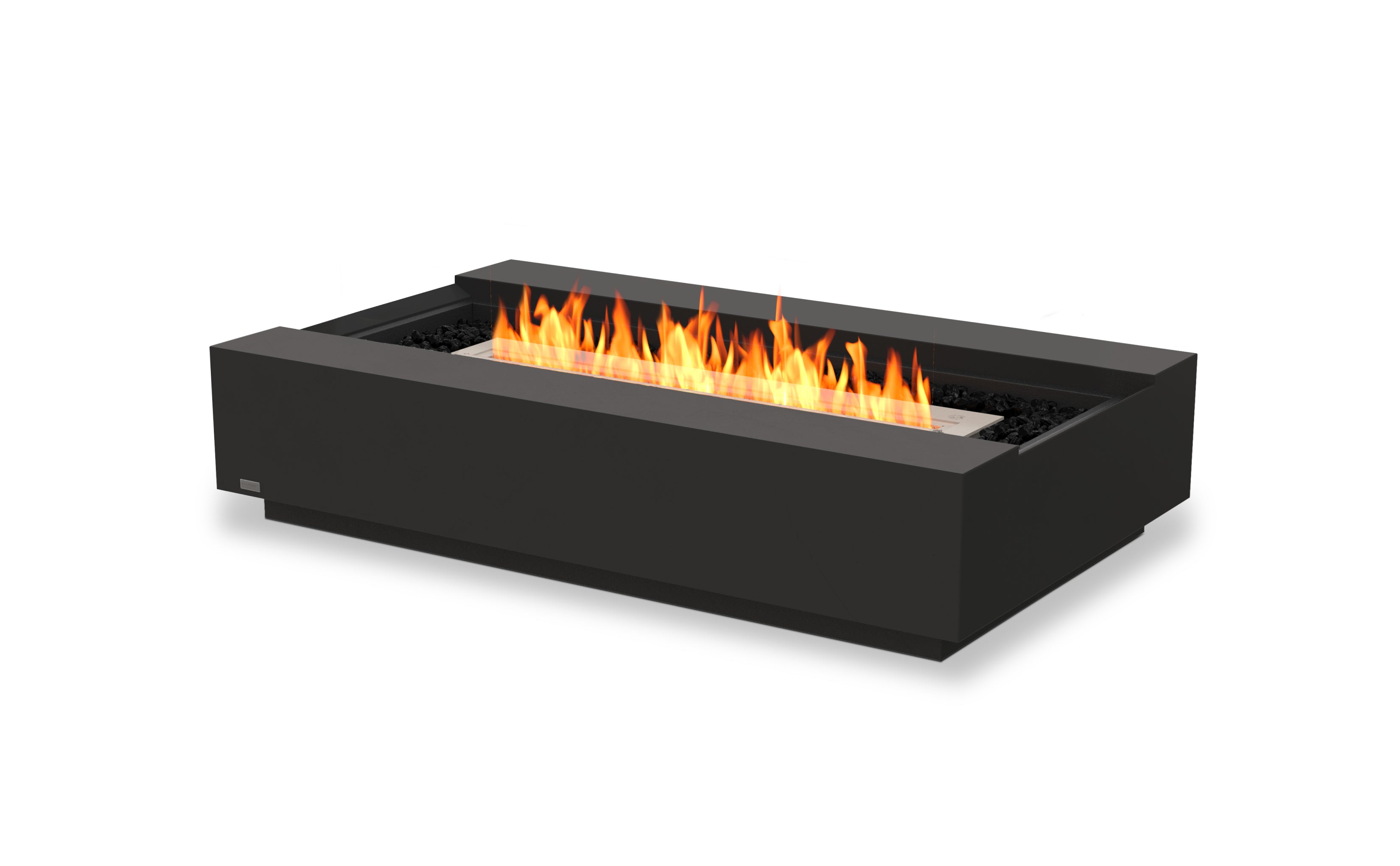 Black Outdoor Large Fire Table