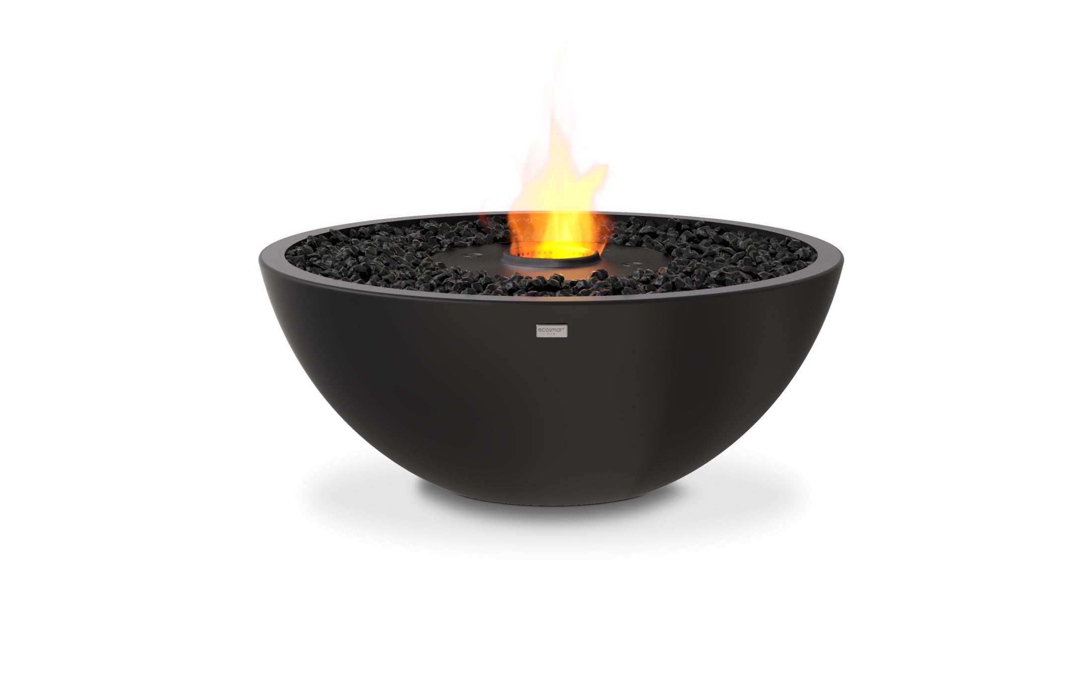 Black Large Fire Bowl