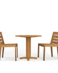 Highest Quality Teak Pedestal Table And Chair Set