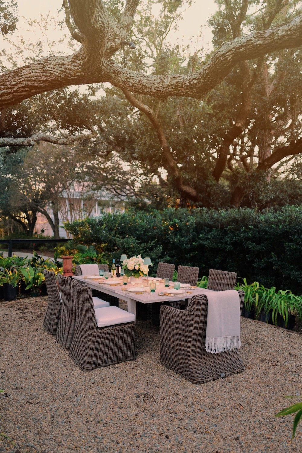 Nancy Meyers Backyard Dining Table Dreams