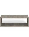 Highest Quality Weathered Gray Outdoor Coffee Table With Bespoke Design, Handcrafted By Artisans 