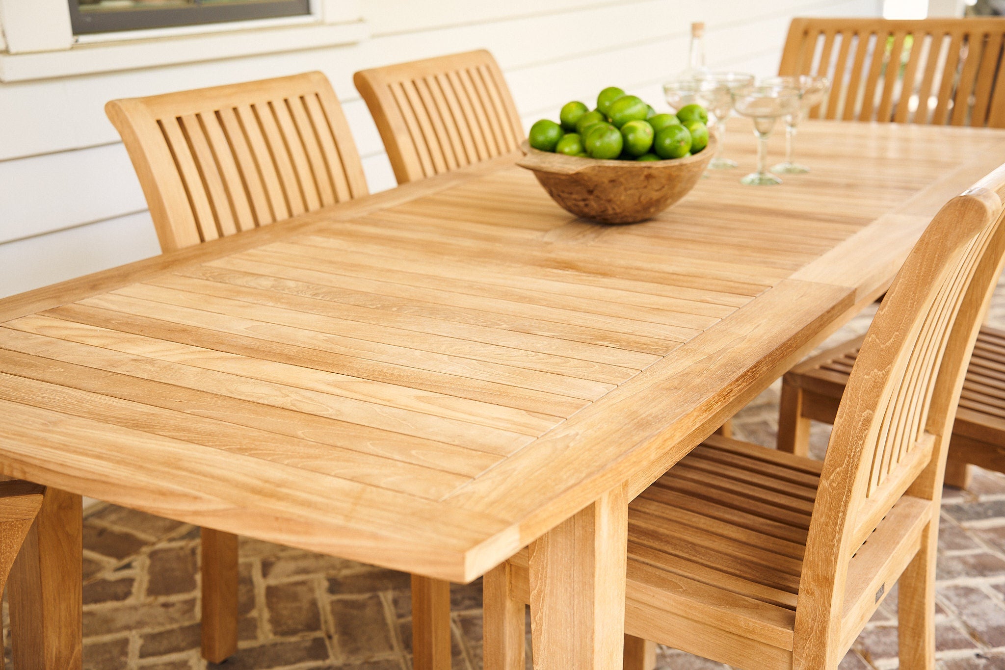 Heavy Teak Dining Chair