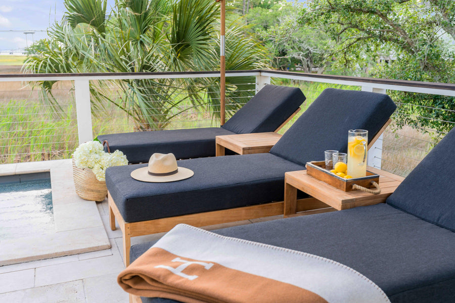 Harbor Classic Luxury Outdoor Chaise Lounge 