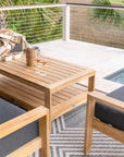 Best Quality Teak Wood Coffee Table With Outdoor Living Set