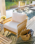 Best White Aluminum & Rope Outdoor Chair