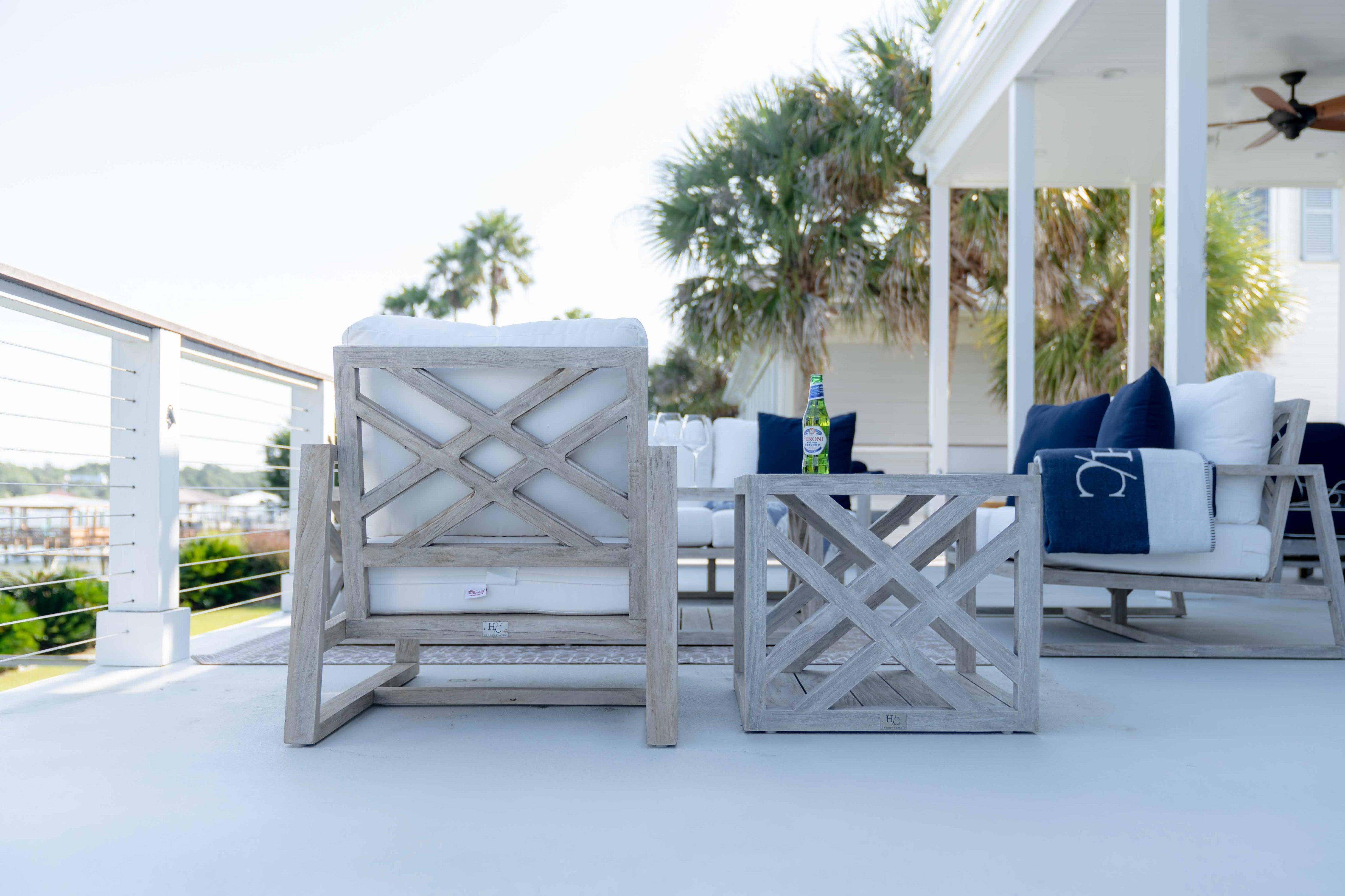 Best Gray Teak Accent Table