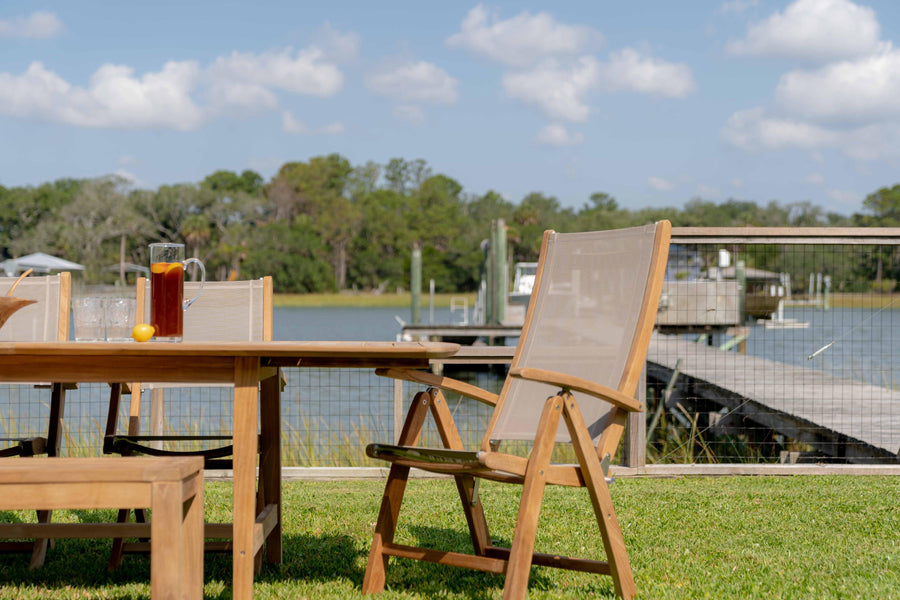 Large Luxury Teak Outdoor Dining Table