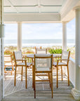 The Luxury Teak Outdoor Bar Table & Teak Chairs