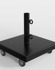 Steel Umbrella Base On Wheels For Outdoor Use