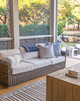 Timeless Outdoor Wicker Sofa By Harbor Classic Charleston SC