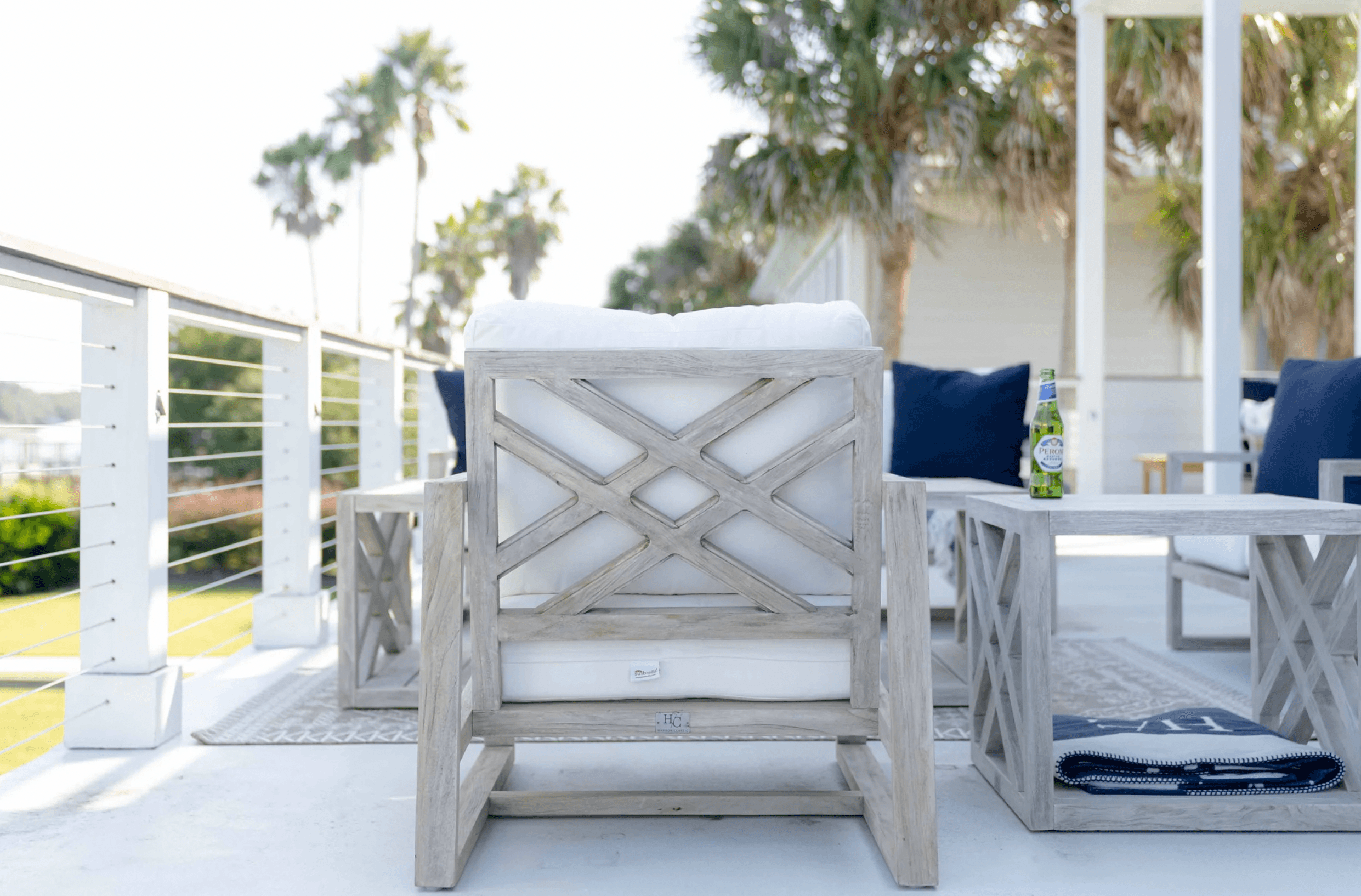 X Design Teak Outdoor Chair