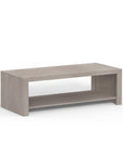 Weathered Gray Outdoor Coffee Table