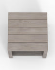 Weathered Grey Outdoor Side Table