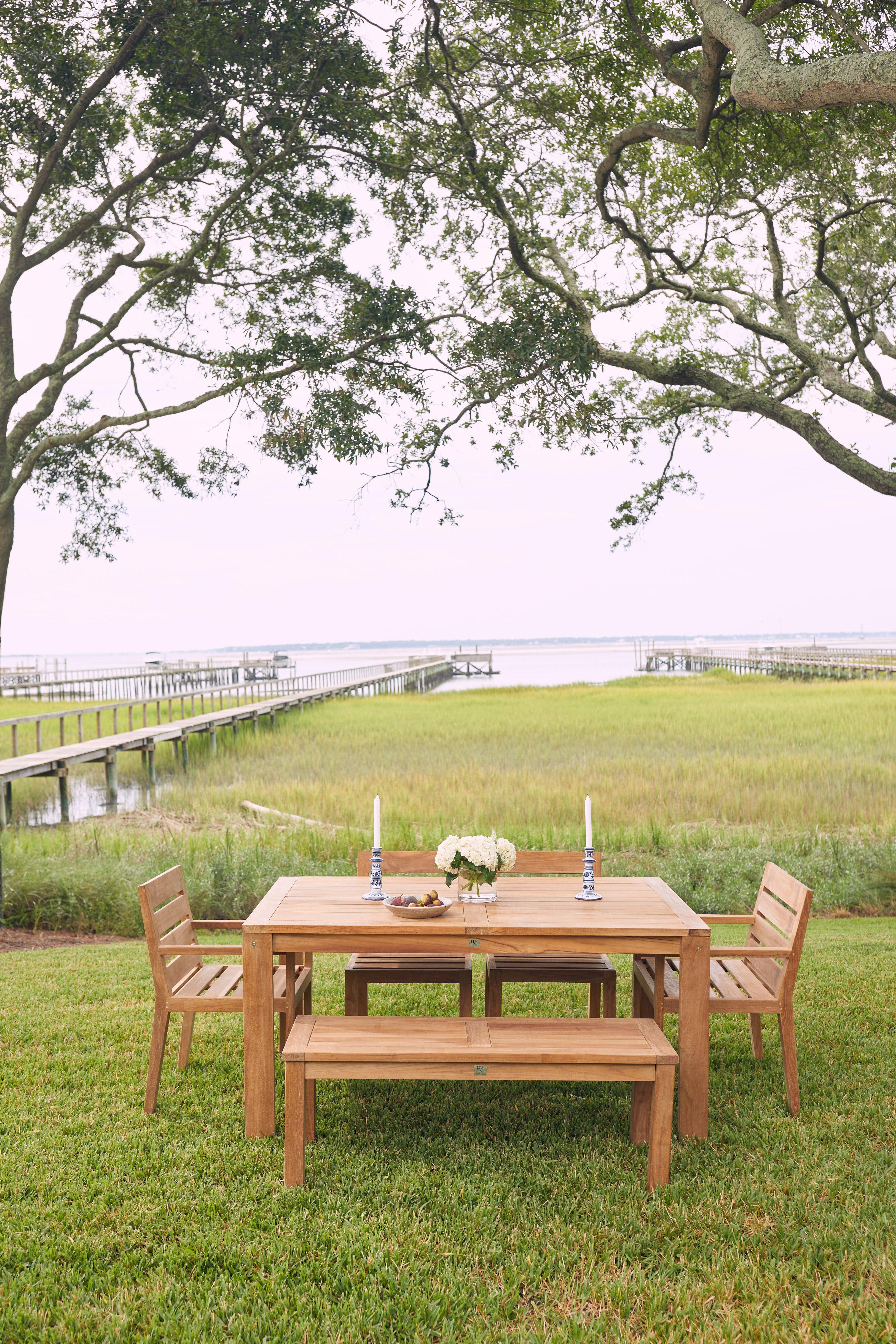 Most Beautiful Modern Teak Outdoor Dining Table Set