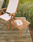 Teak Outdoor Side Accent Table