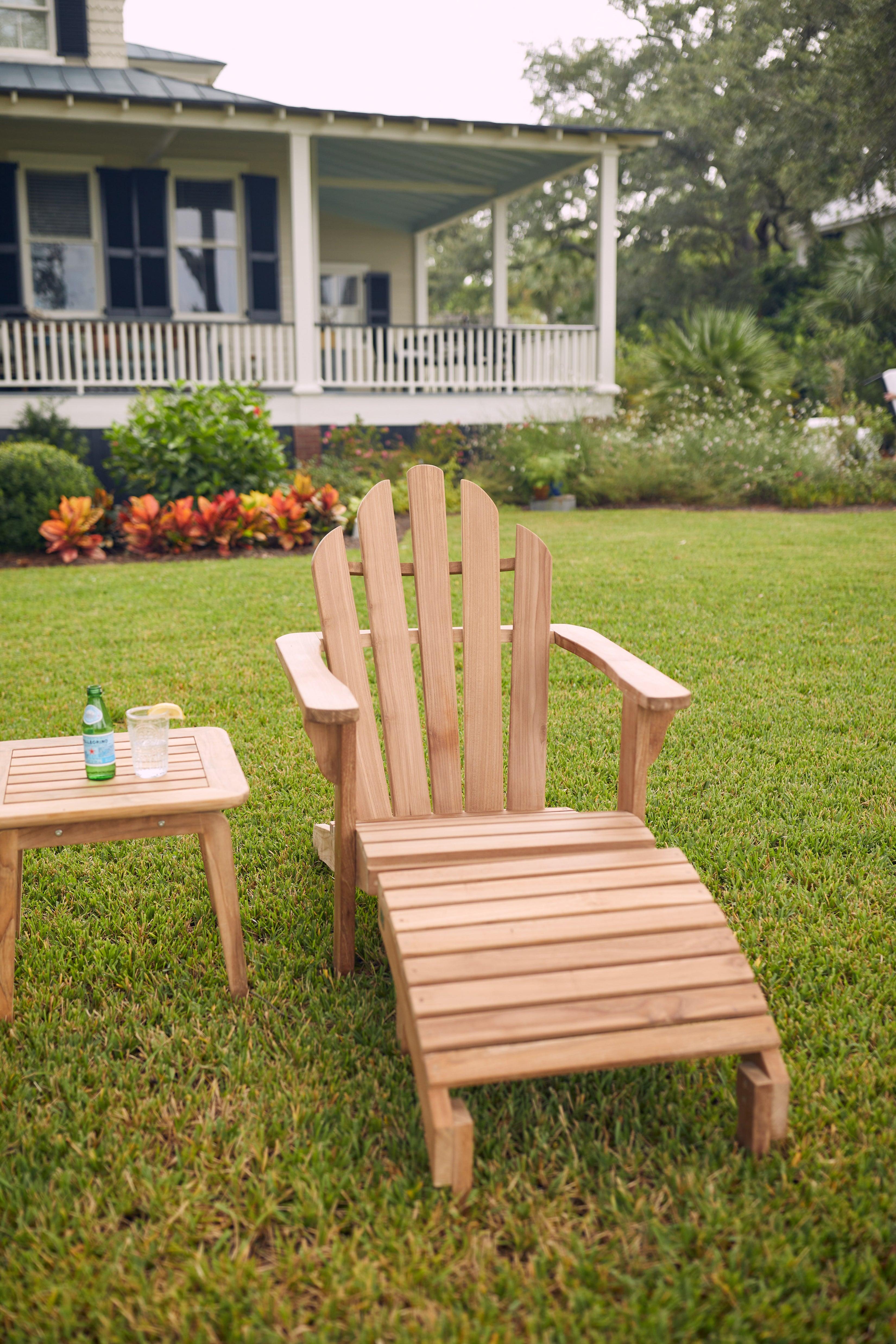 Adirondack chair footstool new arrivals