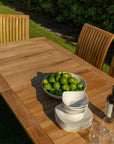 Best Quality Luxury Outdoor Extension Table With Magic Hidden Leaf System